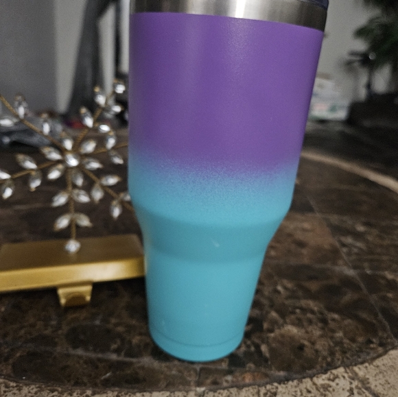 40oz Coffee Mug Tumbler with Handle.Insulated Travel Mug  Lid ombre - Picture 3 of 6